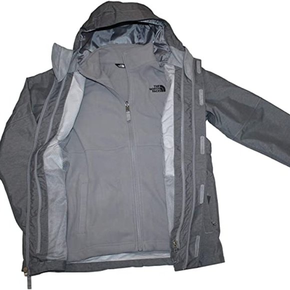 🆕 The North Face Boys Dakota Fleece Triclimate Midweight Jkt, TNF Medium G. Htr - Picture 2 of 10